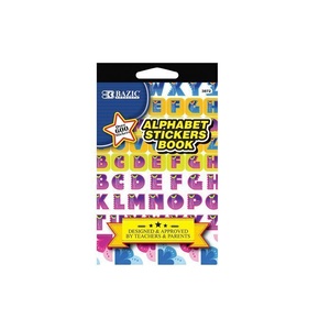 BAZIC ALPHABET STICKER BOOK For Kids and Toddlers Over 600 Stickers