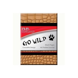 Go Wild -  Crocodile A6 Blank Pages