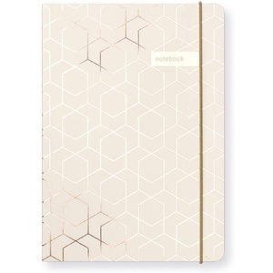 Matilda  Myres Notebook A5 Rose Gold Ivory