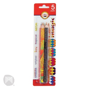 Koh-i-noor Magic - Pencils with Special Multicoloured Lead. 3405 Magic  Tropical.