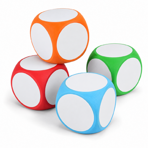 DICE WRITE ON/ WIPE OFF 6 Face 10cm | Pack of 4