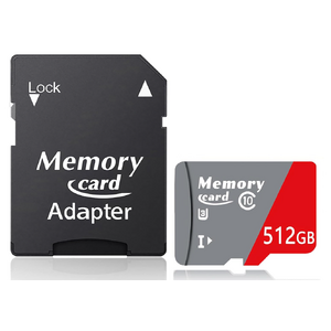 MicroSDXC MicroSD Card 512GB with Adapter Set