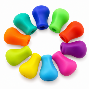 Silicone Ergo Pencl Grips Large Assorted Colours | Pack 8
