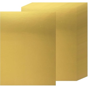 A4 Gold Foil Sheet 250GSM Pack of 30