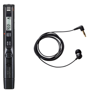 Olympus VP-20 Digital Voice Recorder & TP8 Voice Recording Set Pen Style VR with Omni-Directional Stereo