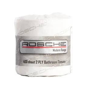 Rosche Modern Range Toilet Roll Individually Wrapped 100mmX100mm 2 Ply 48 Rolls of 400