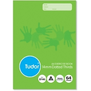 Olympic Exercise Book D146i A4 64 Page 14mm Dotted Thirds (197721)