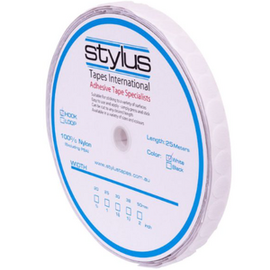 Stylus LOOP ONLY Fasteners Dots White (22mm diameter dot) Roll 1025