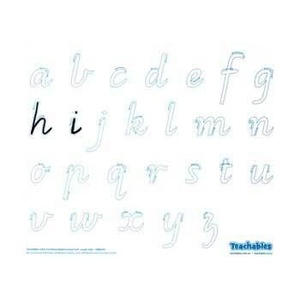Teachables Handwriting Alphabet Whiteboard Cursive Font