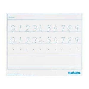 Teachables Handwriting Whiteboard Number Tracing
