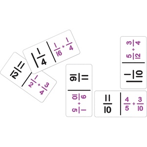 TFC DOMINOES FRACTION ADDITION - Set of 28 pieces