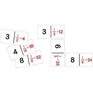 TFC DOMINOES FRACTION NUMBER SET A - 28 pieces