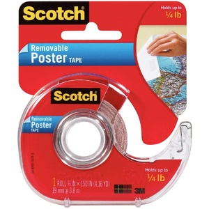 Scotch 3M Refill Rolls of Double-Sided Adhesive Tape, 6.3 mx 12 mm, Pack of  2