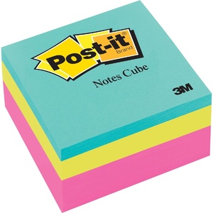 POST-IT 2027-RCR MEMO CUBES 76x76mm Pink Wave 400 Sheets