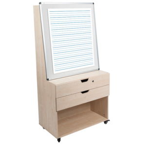 Visionchart Creative Kids Magnetic Aussie Dotted Thirds Sheet Whiteboard 750 x 600mm